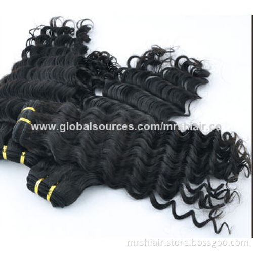 24-inch Natural Color Deep Wave Malaysian Virgin Hair